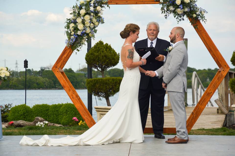 Ceremony at La Banque Seaplane