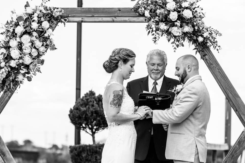 Ceremony at La Banque Seaplane