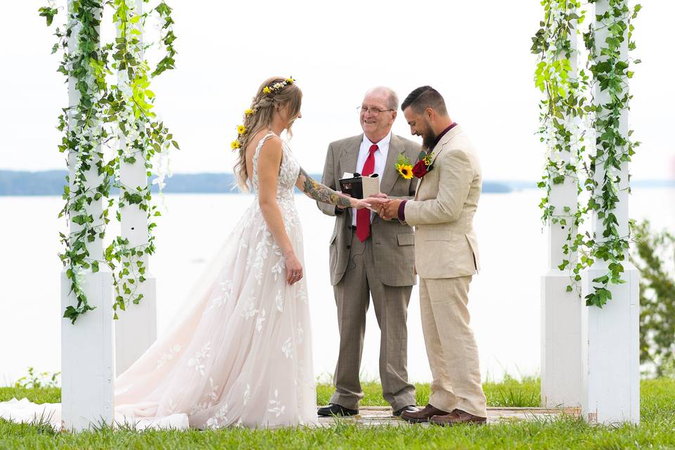 Ceremony at Bohemia Overlook