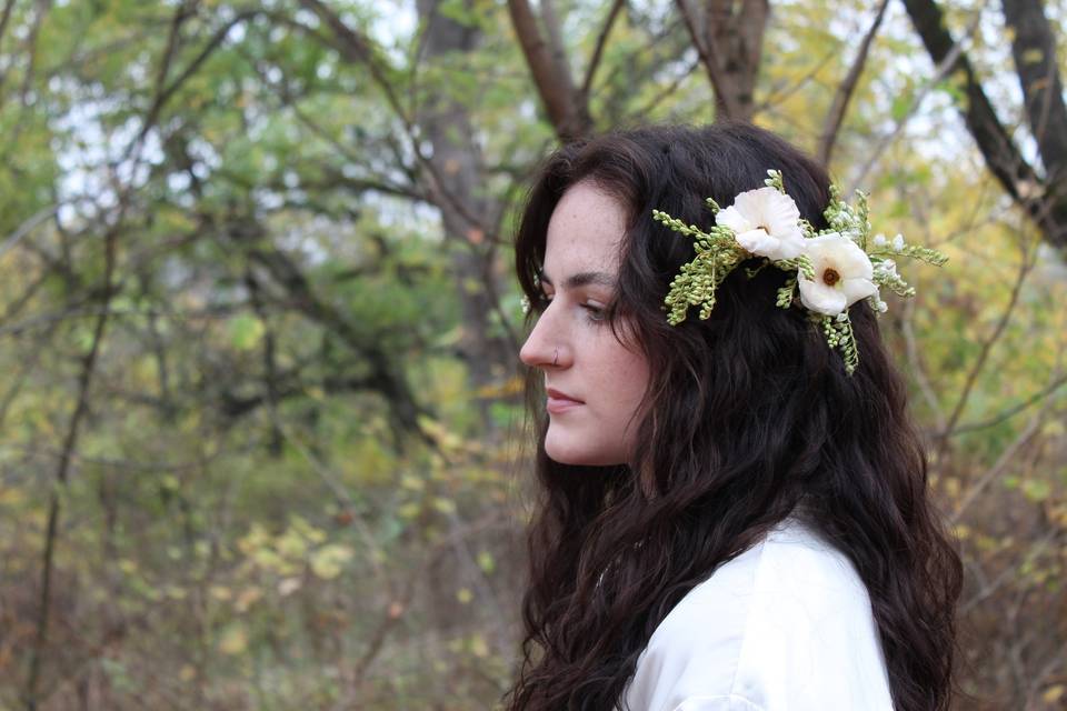 Hair flowers