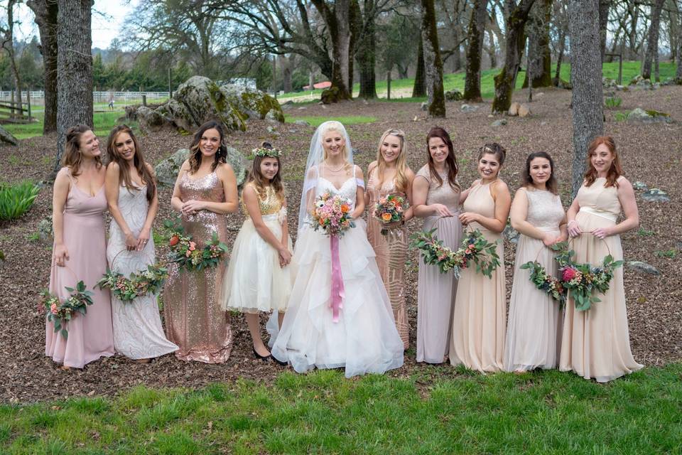 Bridesmaid Hoops