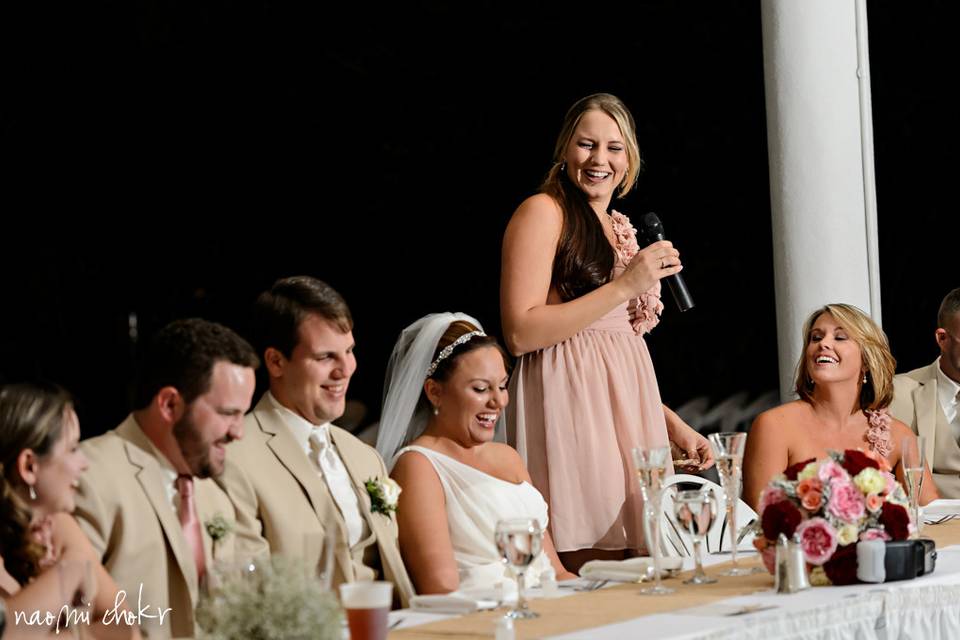 Maid of honor's speech