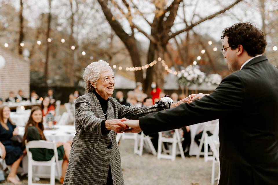 Dancing in the courtyard 11/21