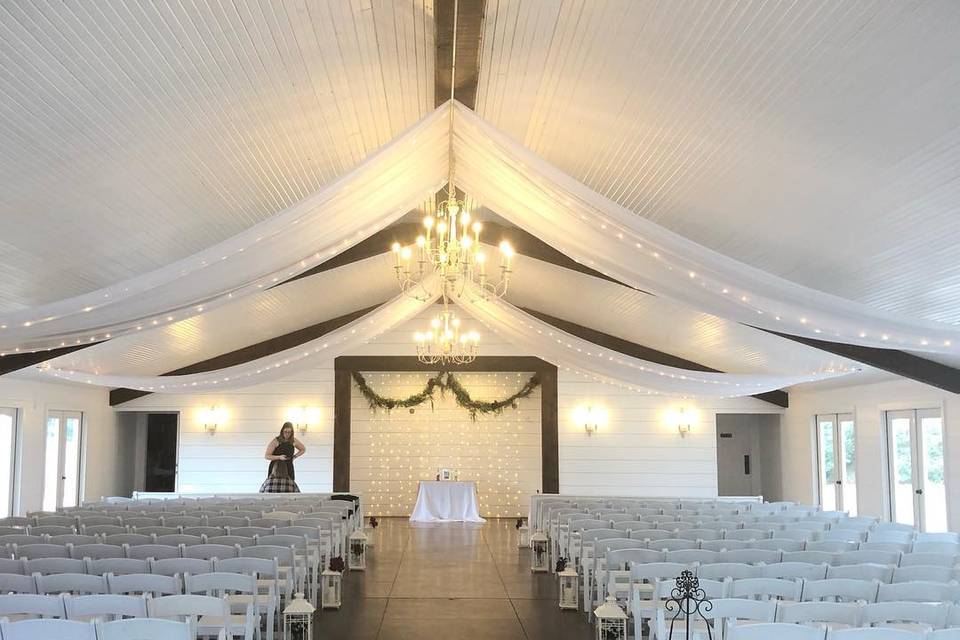 Winter wedding - event hall