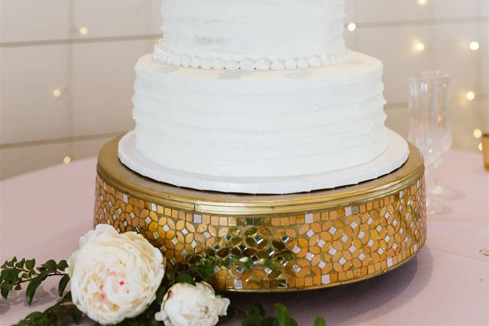 Wallace-Corley wedding cake