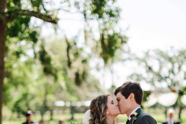 Wedding kiss