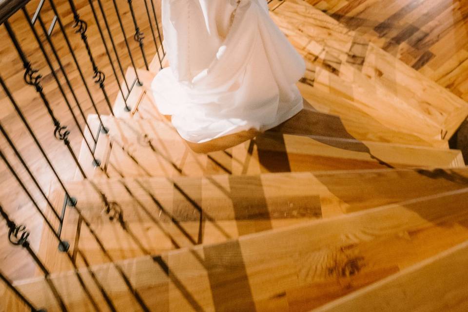 Bridal Suite staircase