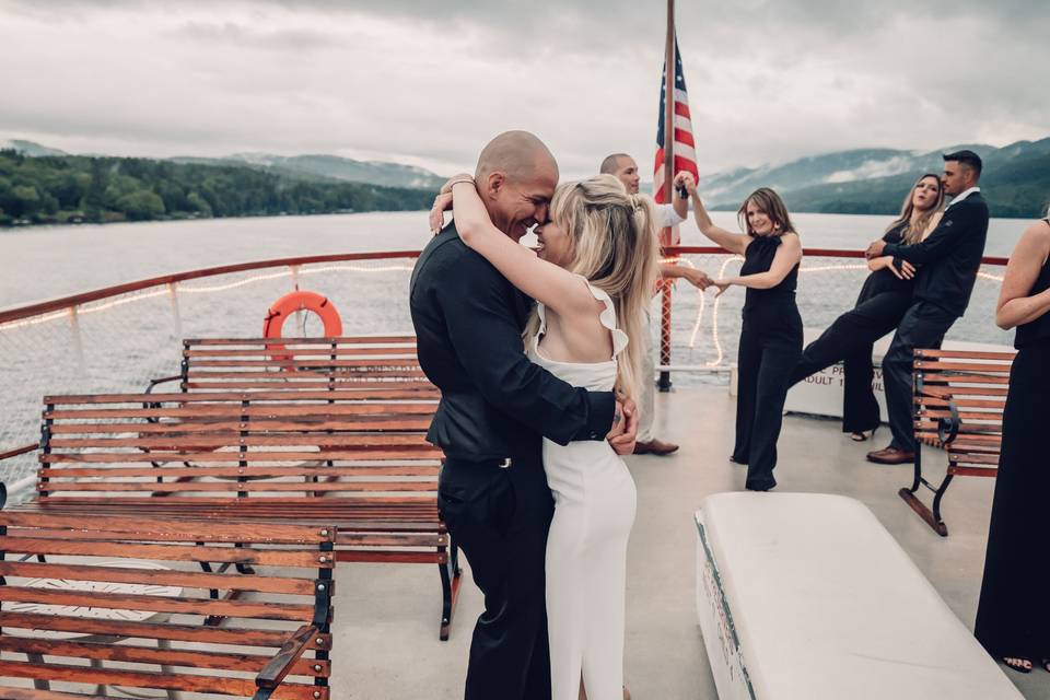 Couple on the dock