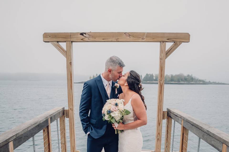 Couple on the dock