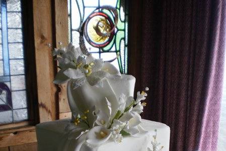 Gumpaste flowers with fondant