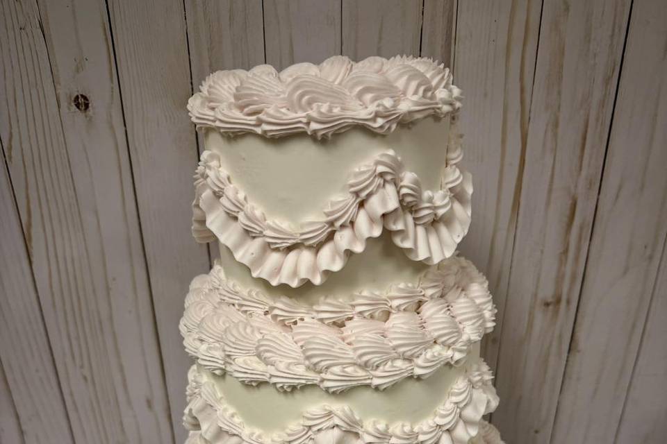 Vintage decor cake