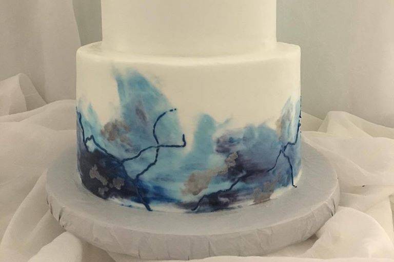 Watercolor cake