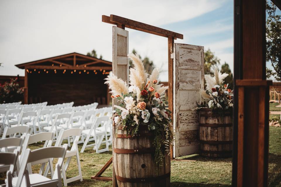 Ceremony entrance
