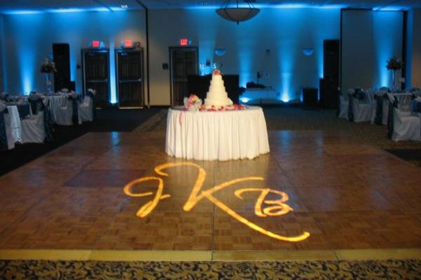 Photo, lighting and mongram provided by Elite Entertainment