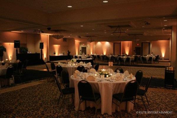 Monogram on Dance Floor provided by Elite Entertainment.