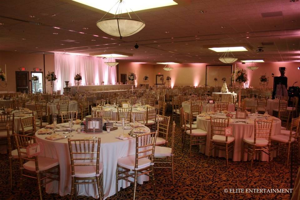 Reception set-up