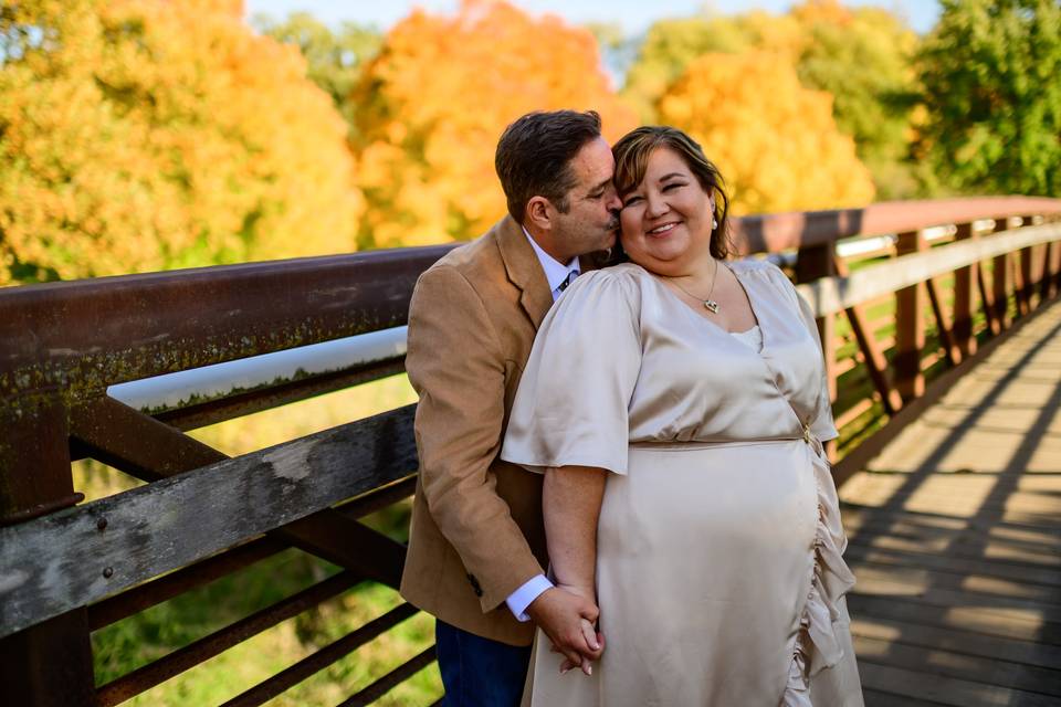 Fall on bridge