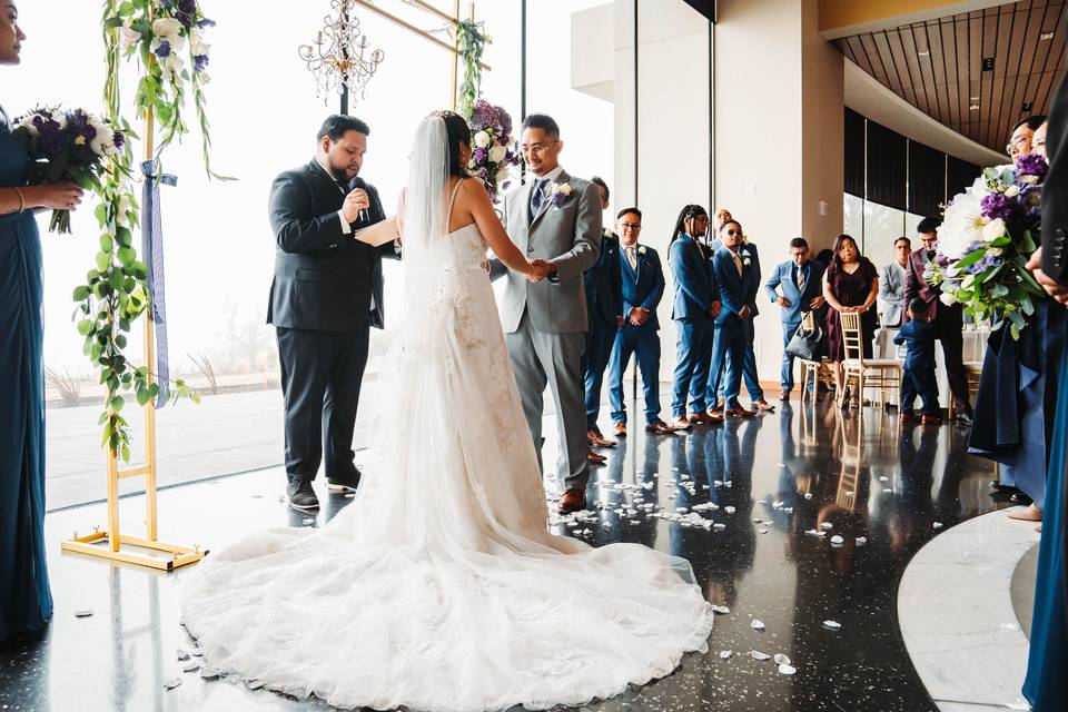 Lavender & Dusty Blue Wedding