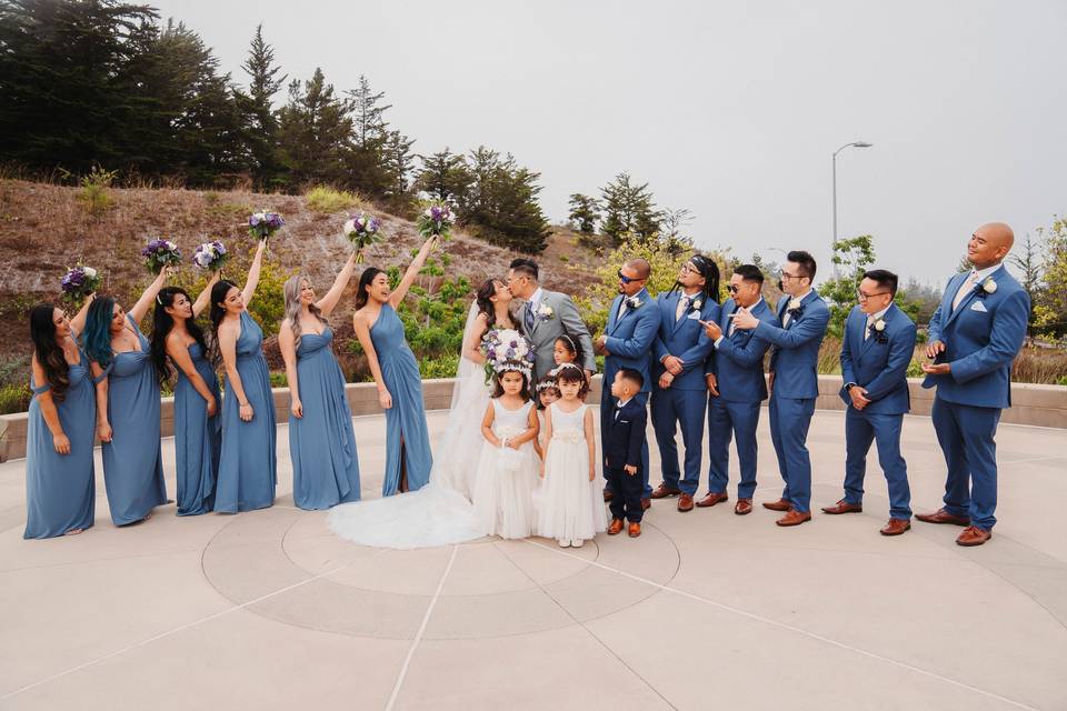 Lavender & Dusty Blue Wedding