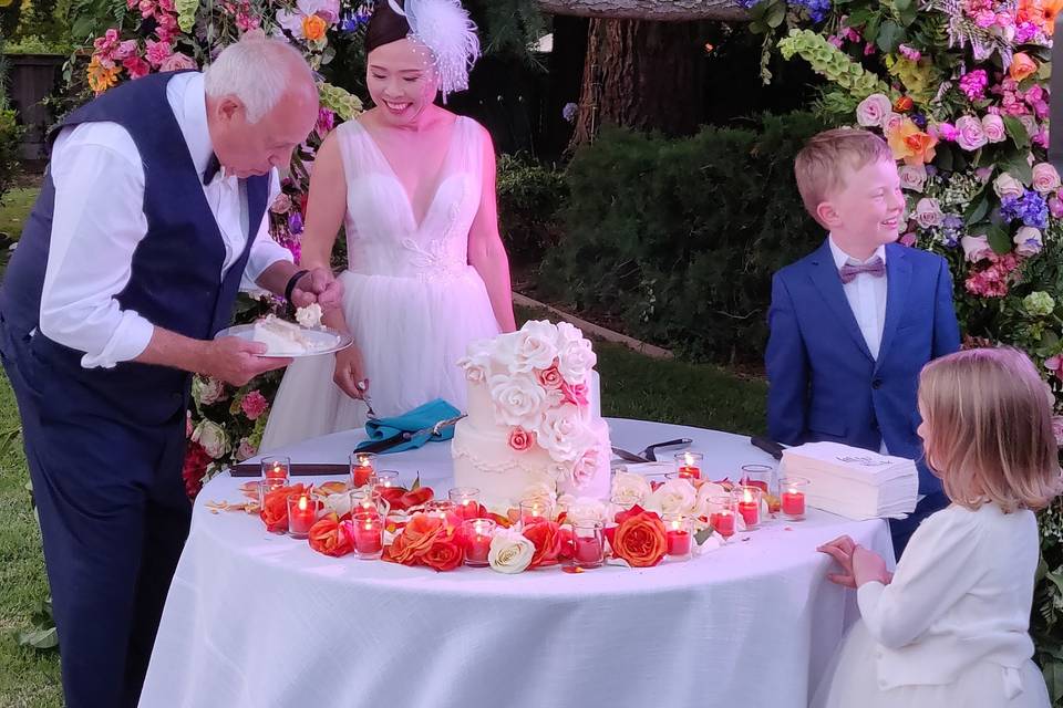 Coral and Turquoise Wedding