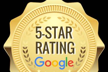 5 stars on Google