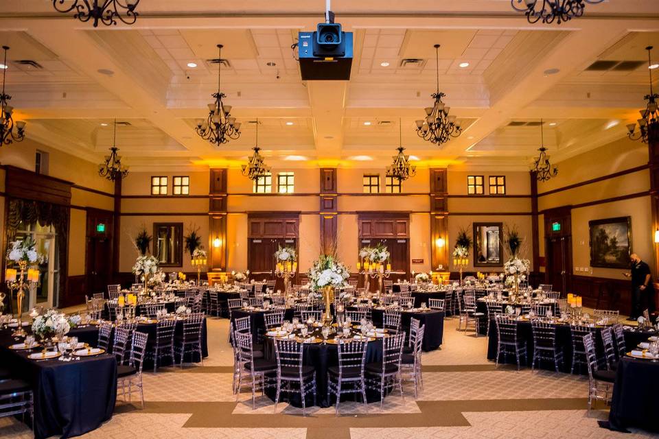 Opulent reception