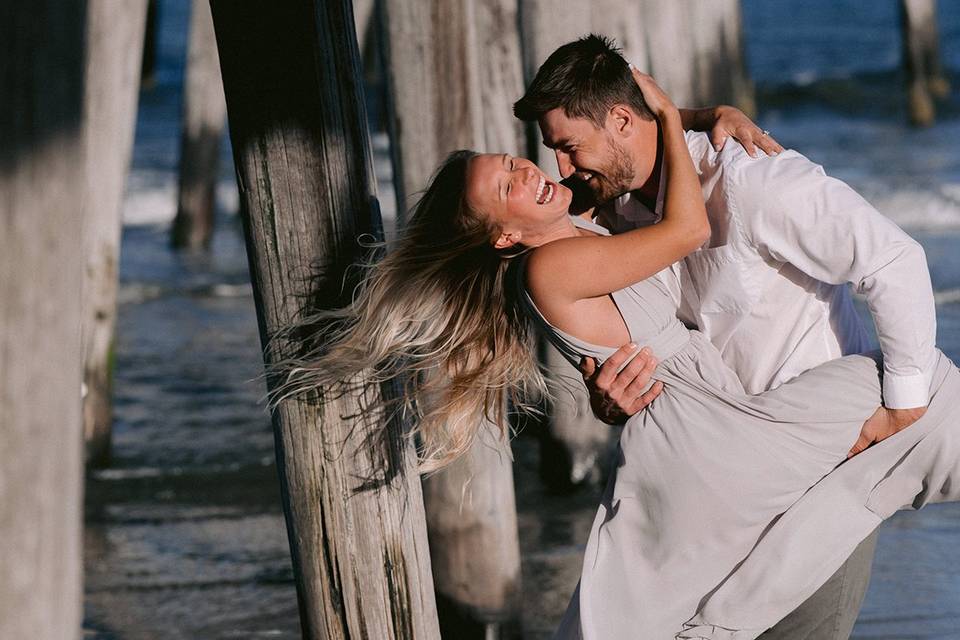 Ocean City Engagement Photogra