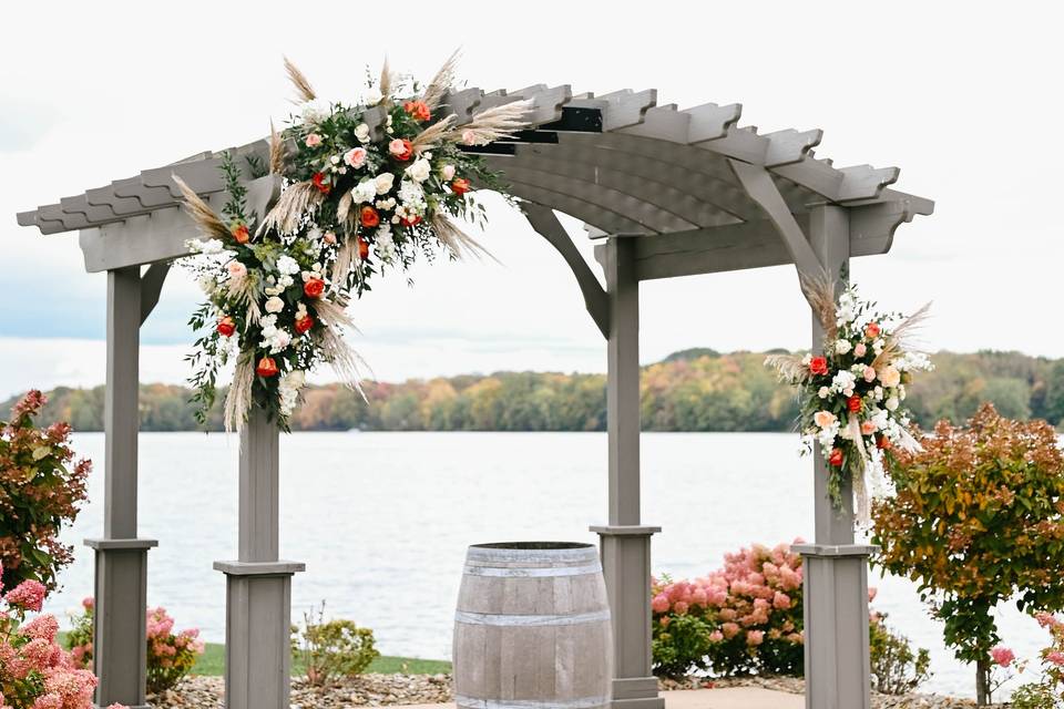 Ceremony Location on the lake