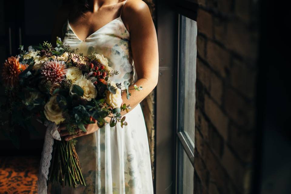 Bride by the window | BRIT HIGGINS PHOTOGRAPHY