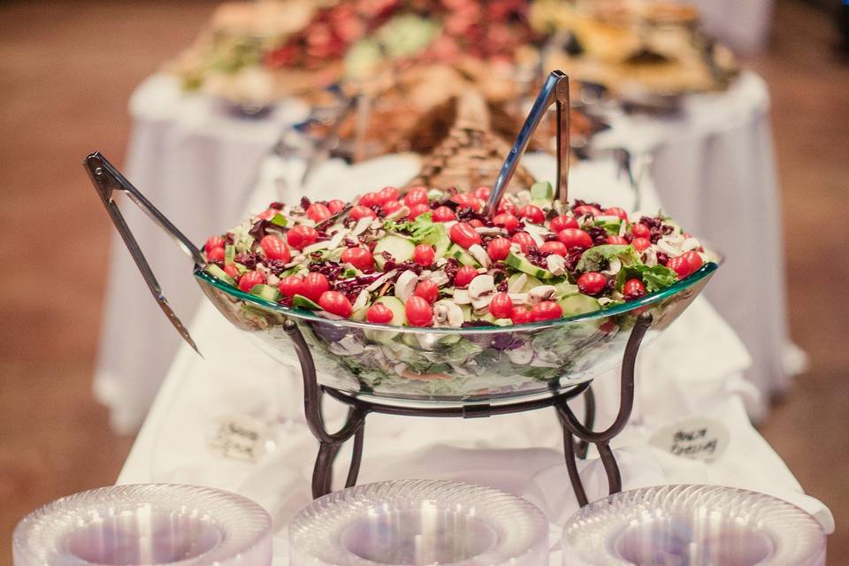 Fruit salad table