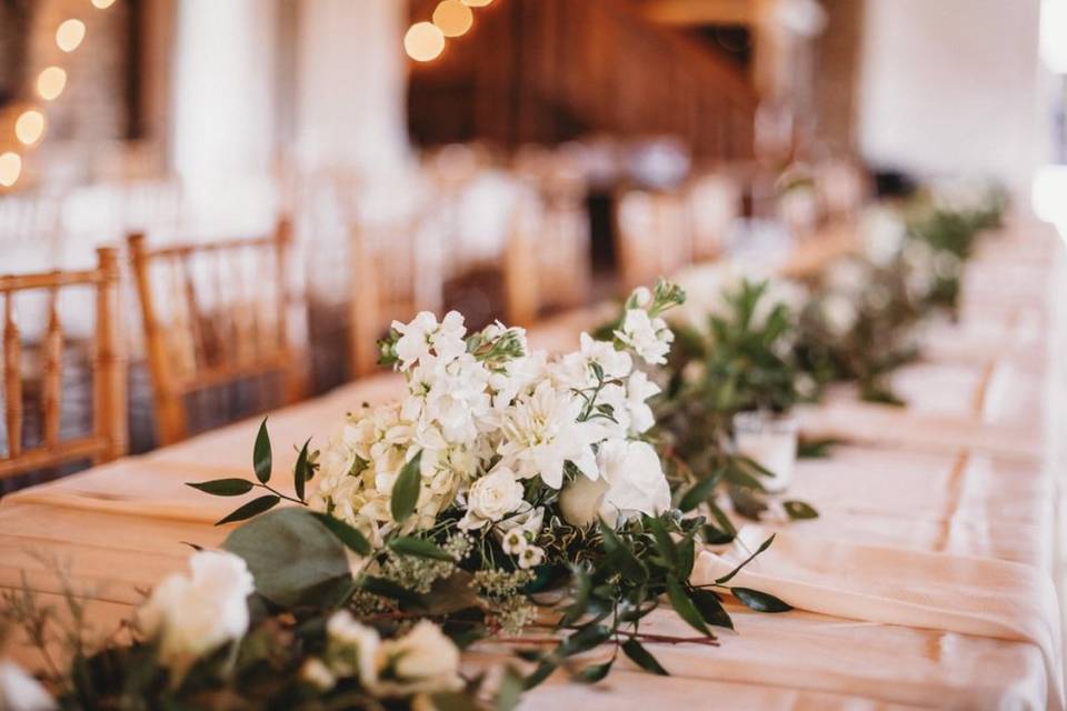 Beautiful table runner