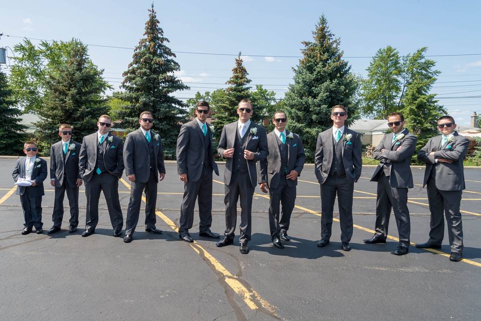 The groomsmen