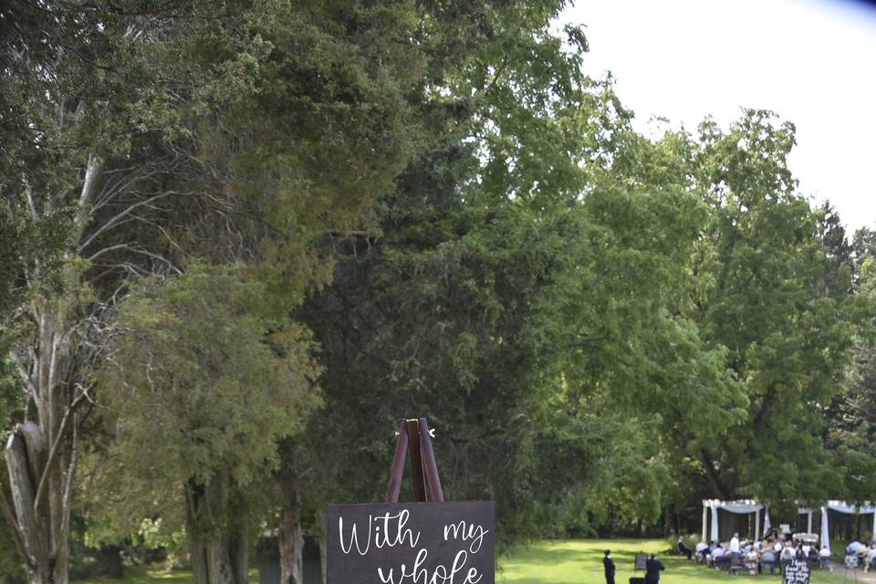 Sign on Lover's Lane