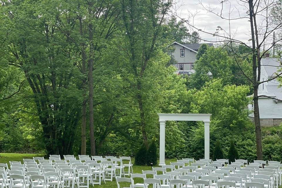 Outdoor ceremony