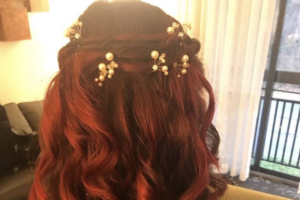 Bridesmaids Hairstyling