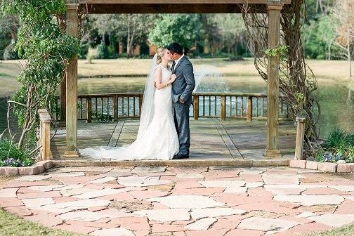 Gazebo + pond view