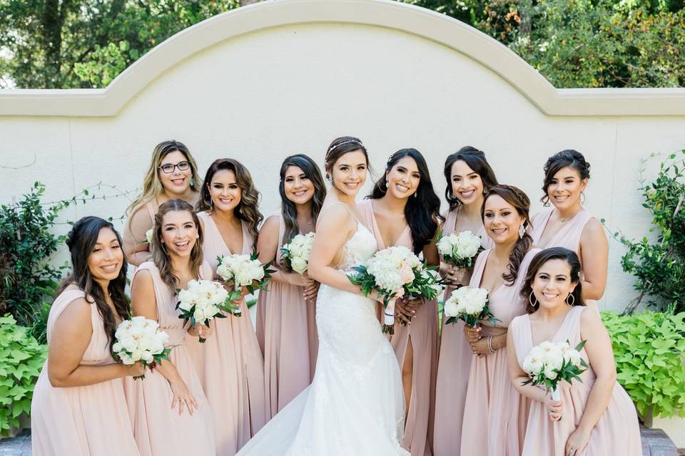 Outdoor ceremony altar