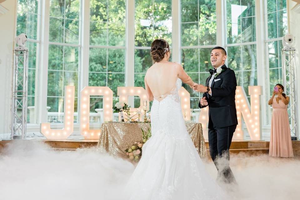 First dance as Mr. + Mrs.