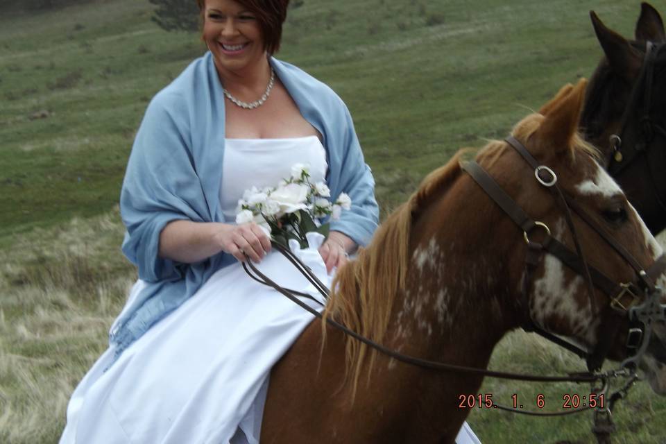 Bride's portrait