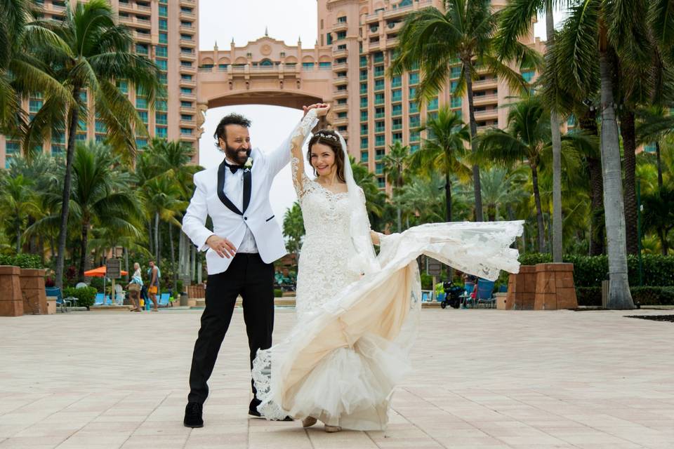 Wedding at Atlantis Bahamas