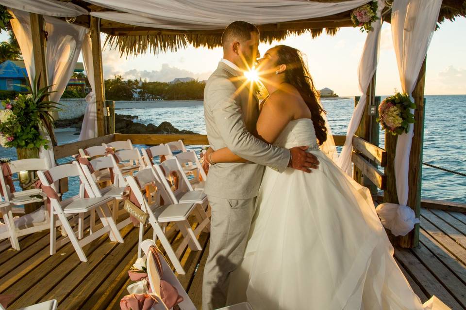 Wedding at Compass Point