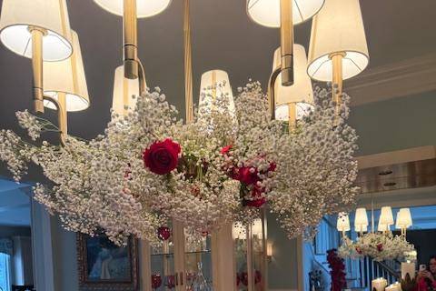 Chandelier: Baby's Breath