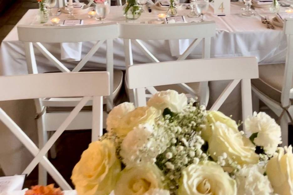 Wedding Floral Tablescape