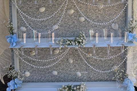 Oyster Champagne Wall