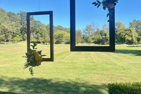 Wedding Hanging Open Frames