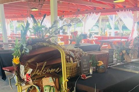 Rustic Welcome Area