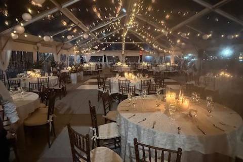Open Tent Wedding Reception