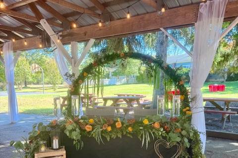 Fall Rustic Sweetheart Table