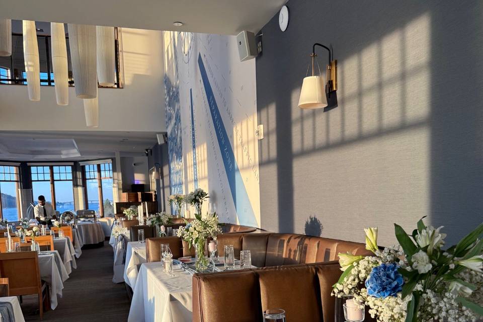 Blue Restaurant Wedding