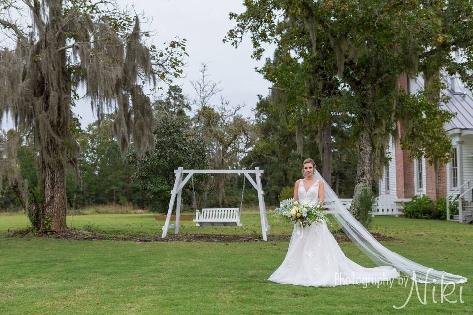 Bridals by the swing